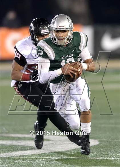 Thumbnail 1 in Centennial vs. De La Salle (CIF State Open Division Final) photogallery.