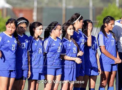 Thumbnail 2 in Maywood vs. Verdugo Hills (CIF LACS D3 Final) photogallery.
