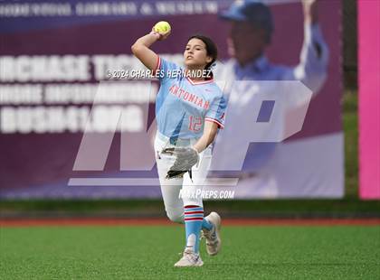 Thumbnail 3 in Antonian Prep vs. Devine (NFCA Leadoff Classic) photogallery.