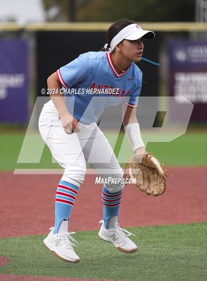 Thumbnail 1 in Antonian Prep vs. Devine (NFCA Leadoff Classic) photogallery.