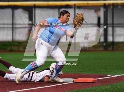Thumbnail 2 in Antonian Prep vs. Devine (NFCA Leadoff Classic) photogallery.