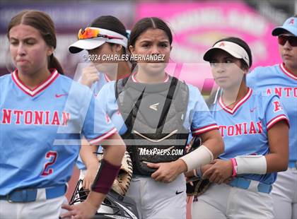 Thumbnail 3 in Antonian Prep vs. Devine (NFCA Leadoff Classic) photogallery.