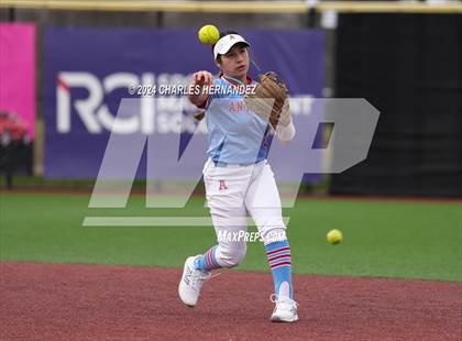 Thumbnail 3 in Antonian Prep vs. Devine (NFCA Leadoff Classic) photogallery.