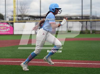 Thumbnail 3 in Antonian Prep vs. Devine (NFCA Leadoff Classic) photogallery.