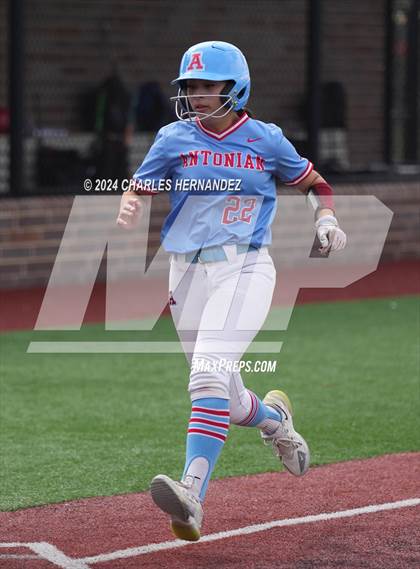 Thumbnail 1 in Antonian Prep vs. Devine (NFCA Leadoff Classic) photogallery.