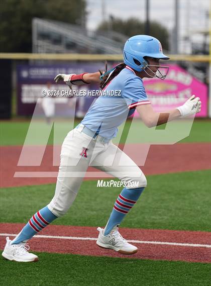 Thumbnail 3 in Antonian Prep vs. Devine (NFCA Leadoff Classic) photogallery.