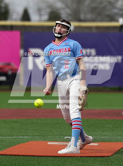 Thumbnail 2 in Antonian Prep vs. Devine (NFCA Leadoff Classic) photogallery.