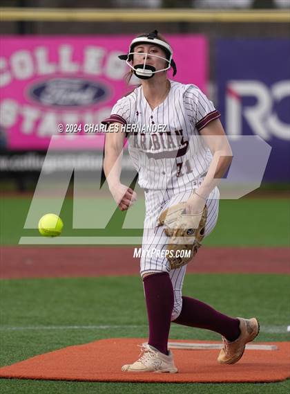 Thumbnail 2 in Antonian Prep vs. Devine (NFCA Leadoff Classic) photogallery.