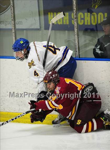 Thumbnail 2 in Sheehan vs. Newington/Berlin (CIAC Division 3 First Round) photogallery.