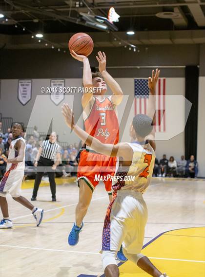 Thumbnail 3 in Poly vs. Roosevelt (Rancho Christian Eagles Showcase) photogallery.