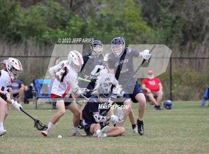 Thumbnail 3 in Bloomingdale vs Calvary Christian (Lax Against Leukemia) photogallery.