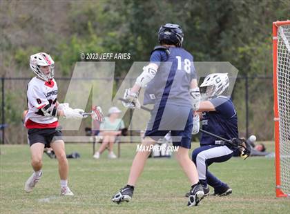 Thumbnail 3 in Bloomingdale vs Calvary Christian (Lax Against Leukemia) photogallery.