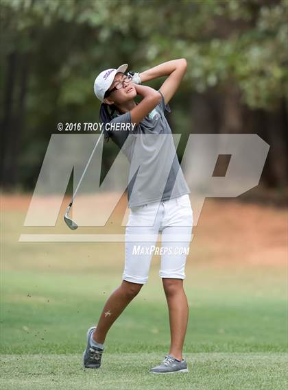 Thumbnail 2 in Union County Girls Golf at Firethorns Country Club  photogallery.