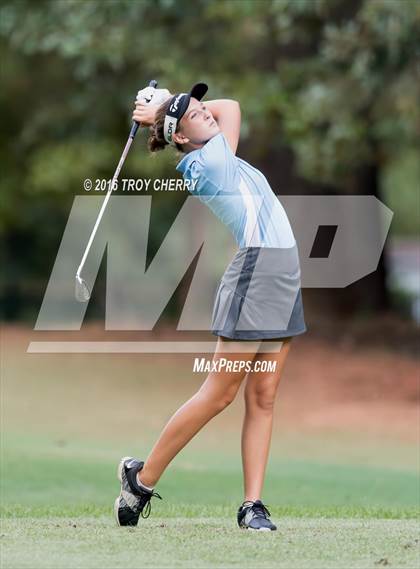 Thumbnail 1 in Union County Girls Golf at Firethorns Country Club  photogallery.