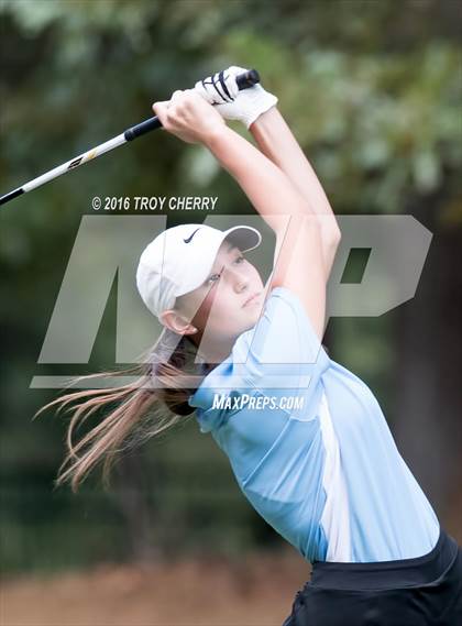 Thumbnail 2 in Union County Girls Golf at Firethorns Country Club  photogallery.