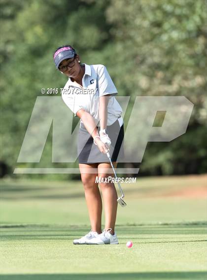 Thumbnail 2 in Union County Girls Golf at Firethorns Country Club  photogallery.