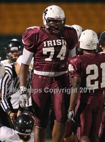 Thumbnail 2 in McQuaid Jesuit vs. Aquinas Institute (Section 5 Class A Final) photogallery.