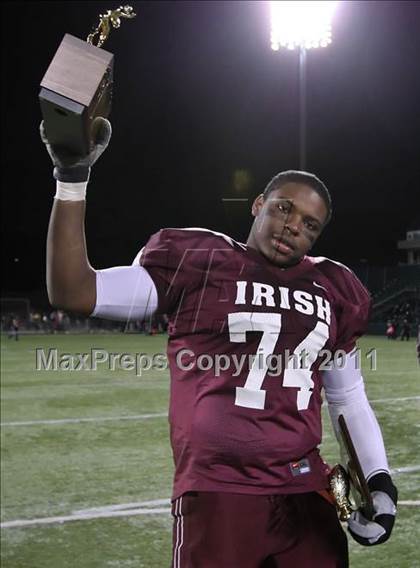 Thumbnail 1 in McQuaid Jesuit vs. Aquinas Institute (Section 5 Class A Final) photogallery.