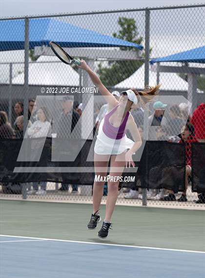 Thumbnail 3 in Liberty Hill vs Lebanon Trail (UIL 5A Girls Doubles State Quarterfinal) photogallery.