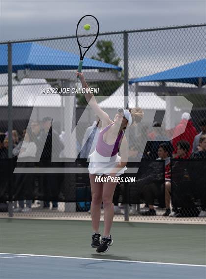Thumbnail 2 in Liberty Hill vs Lebanon Trail (UIL 5A Girls Doubles State Quarterfinal) photogallery.