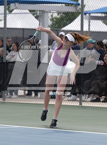 Thumbnail 1 in Liberty Hill vs Lebanon Trail (UIL 5A Girls Doubles State Quarterfinal) photogallery.
