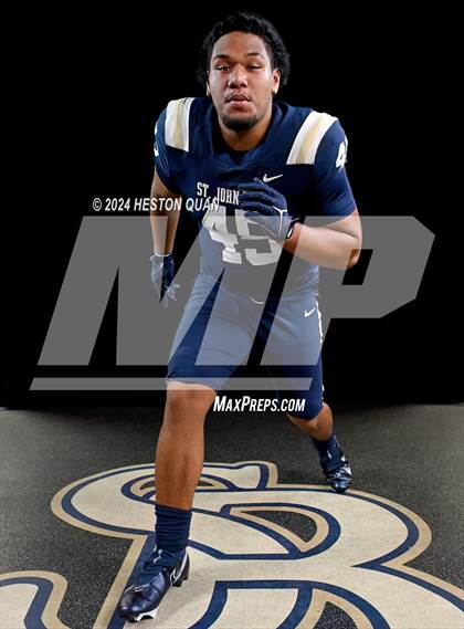 Thumbnail 2 in St. John Bosco (Preseason Top 25 Photo Shoot) photogallery.
