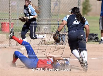 Thumbnail 2 in Saugus vs Los Alamitos (Michelle Carew Classic) photogallery.