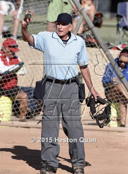 Thumbnail 3 in Saugus vs Los Alamitos (Michelle Carew Classic) photogallery.