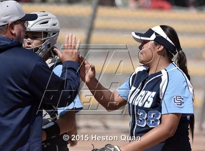 Thumbnail 3 in Saugus vs Los Alamitos (Michelle Carew Classic) photogallery.