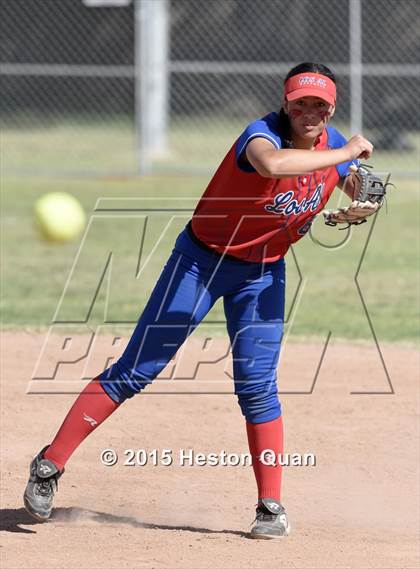 Thumbnail 1 in Saugus vs Los Alamitos (Michelle Carew Classic) photogallery.