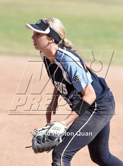 Thumbnail 2 in Saugus vs Los Alamitos (Michelle Carew Classic) photogallery.