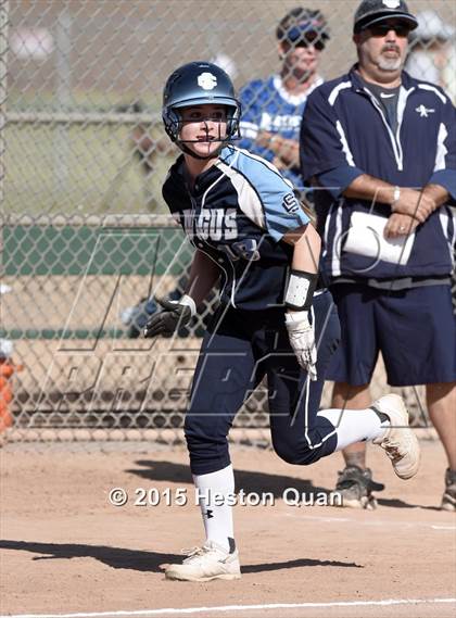 Thumbnail 2 in Saugus vs Los Alamitos (Michelle Carew Classic) photogallery.