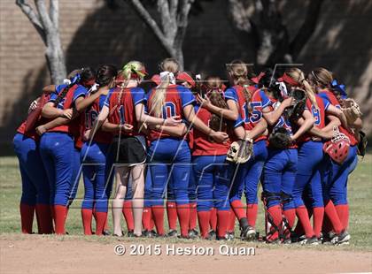 Thumbnail 2 in Saugus vs Los Alamitos (Michelle Carew Classic) photogallery.