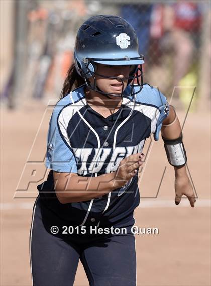Thumbnail 2 in Saugus vs Los Alamitos (Michelle Carew Classic) photogallery.