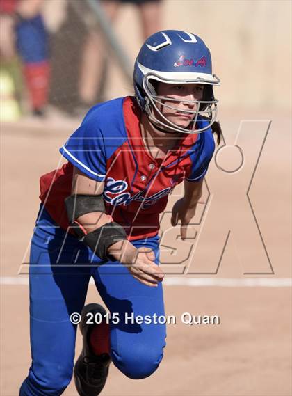 Thumbnail 3 in Saugus vs Los Alamitos (Michelle Carew Classic) photogallery.