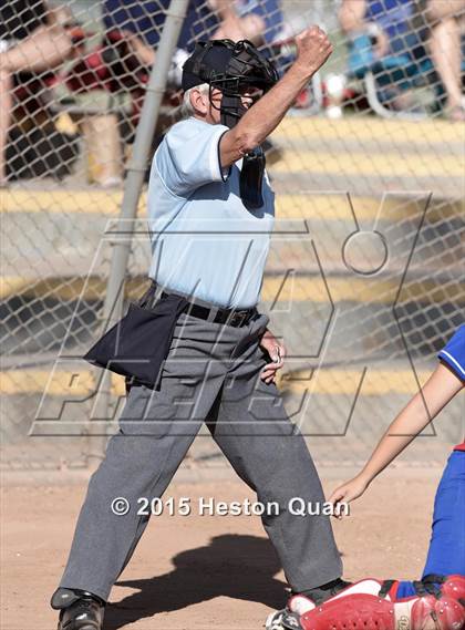 Thumbnail 3 in Saugus vs Los Alamitos (Michelle Carew Classic) photogallery.