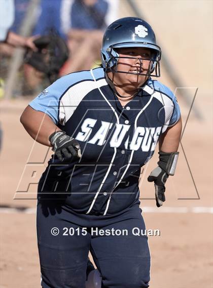 Thumbnail 2 in Saugus vs Los Alamitos (Michelle Carew Classic) photogallery.