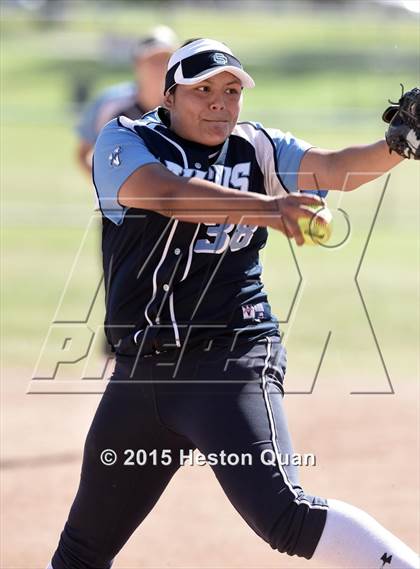 Thumbnail 3 in Saugus vs Los Alamitos (Michelle Carew Classic) photogallery.