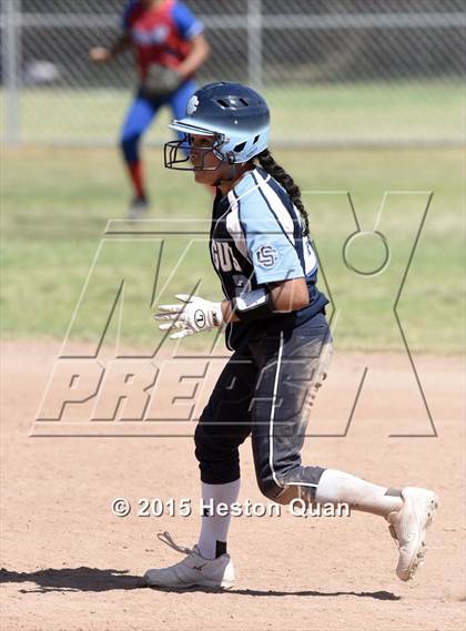 Thumbnail 2 in Saugus vs Los Alamitos (Michelle Carew Classic) photogallery.