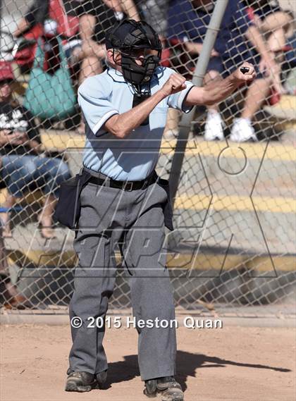 Thumbnail 1 in Saugus vs Los Alamitos (Michelle Carew Classic) photogallery.