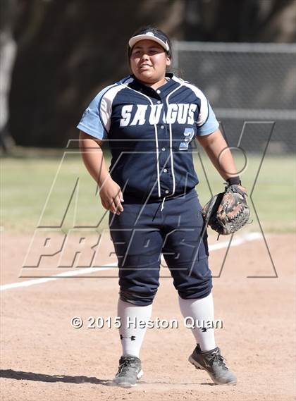 Thumbnail 3 in Saugus vs Los Alamitos (Michelle Carew Classic) photogallery.