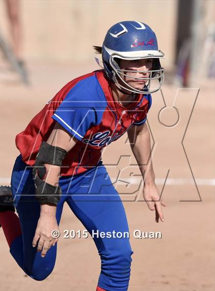 Thumbnail 1 in Saugus vs Los Alamitos (Michelle Carew Classic) photogallery.
