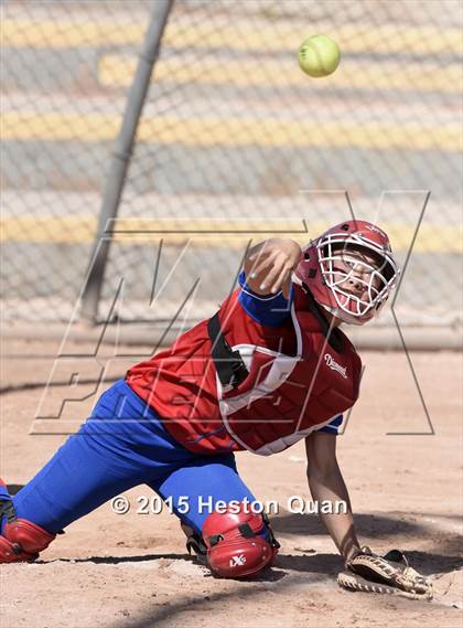 Thumbnail 2 in Saugus vs Los Alamitos (Michelle Carew Classic) photogallery.