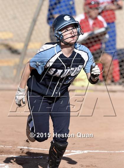 Thumbnail 2 in Saugus vs Los Alamitos (Michelle Carew Classic) photogallery.