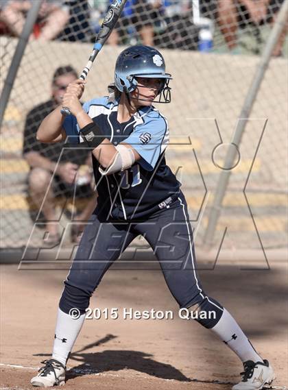 Thumbnail 3 in Saugus vs Los Alamitos (Michelle Carew Classic) photogallery.