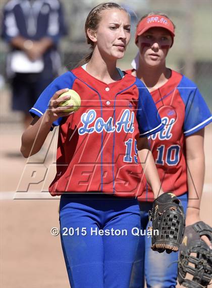 Thumbnail 1 in Saugus vs Los Alamitos (Michelle Carew Classic) photogallery.