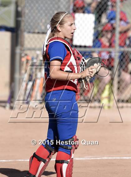 Thumbnail 3 in Saugus vs Los Alamitos (Michelle Carew Classic) photogallery.
