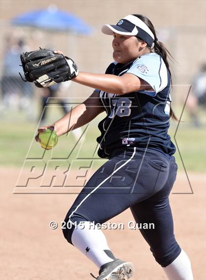 Thumbnail 3 in Saugus vs Los Alamitos (Michelle Carew Classic) photogallery.