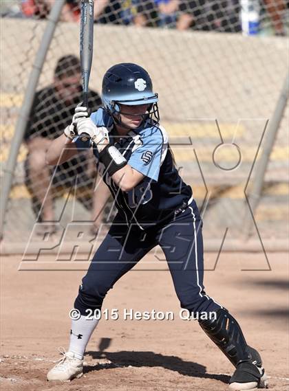 Thumbnail 1 in Saugus vs Los Alamitos (Michelle Carew Classic) photogallery.