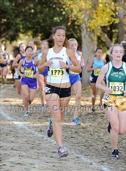 Thumbnail 2 in CIF State Cross Country Championships (Girls Division I) photogallery.